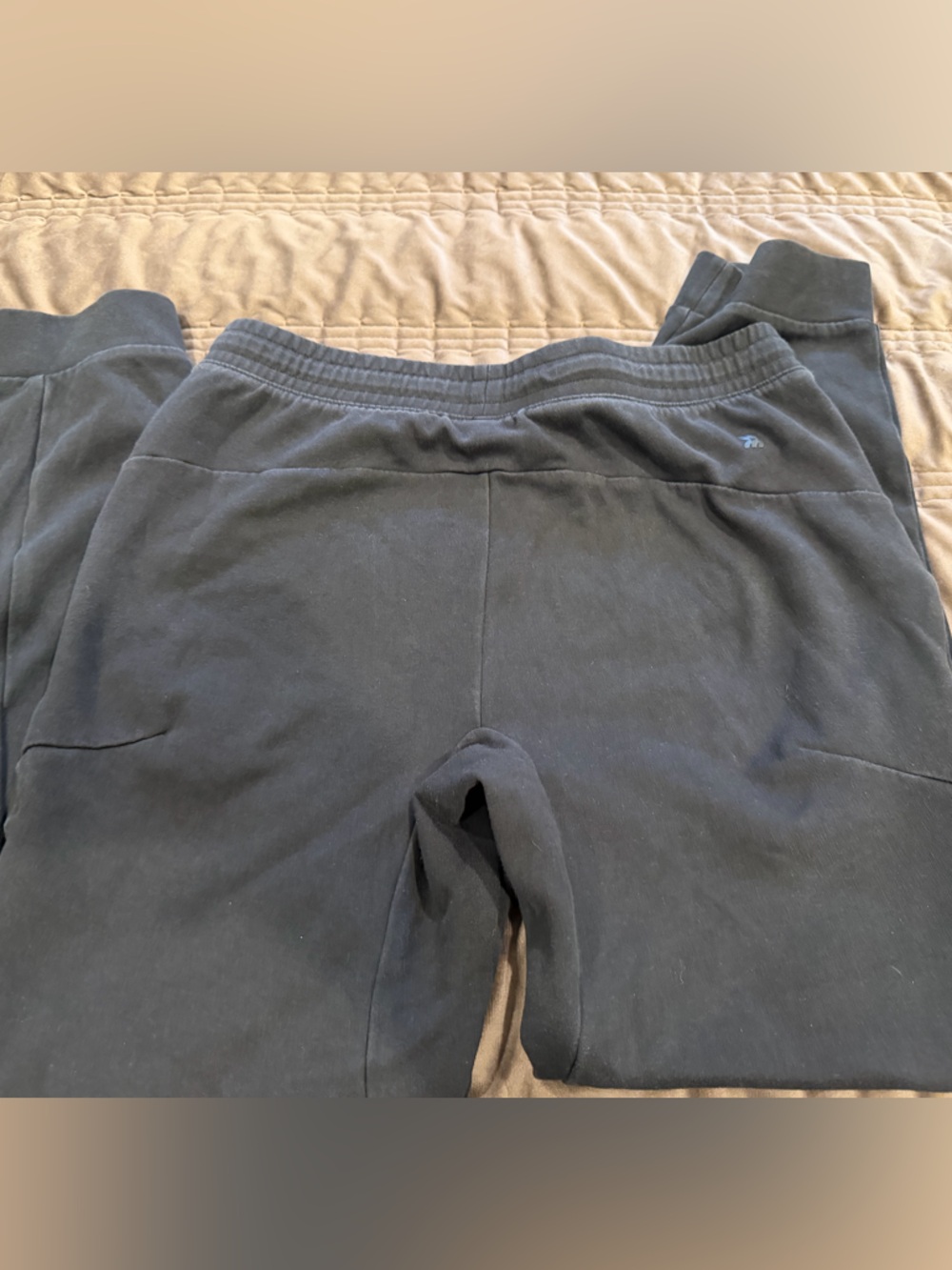 3 pr men’s sweatpants - 2 sz M grey goodfellow & co and 1 blk sz S All in motion - Picture 9 of 9